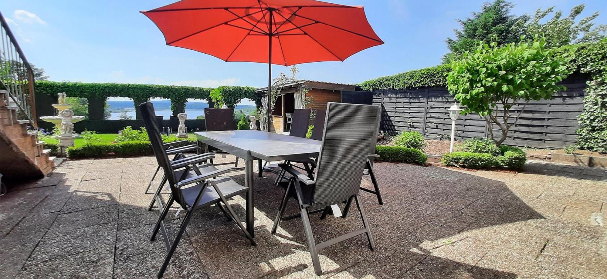 Ferienhaus Am Seeblick Garten, Grill, Billard, Dart, Bike, Sauna Ww-Seeblick Driedorf Buitenkant foto
